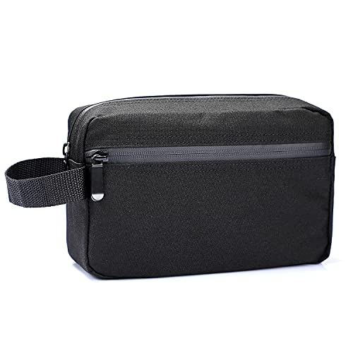 Etercycle Toiletry Bag for Men, Portable Travel Toiletry Organizer Bag,Shaving Bag for Toiletries Accessories (Black) - color: Black