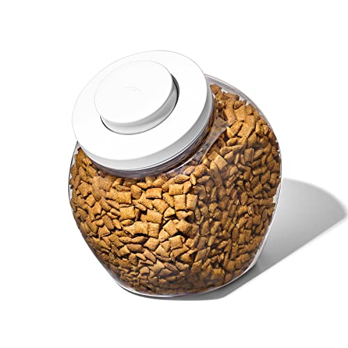 OXO Good Grips Pet POP Container – 3.0 Qt/2.8 L | Ideal for up to 2lbs of treats | Airtight Dog and Cat Food Storage Container | BPA Free - size: Pet POP 3.0 Qt