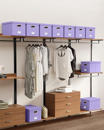 Oterri File Organizer, File Box, File Cabinet for Letter File Folder Storage, Hanging File Organizer for Office/Decor/Home,Document Organizer, 1 Pack, Lavender-Box Only - color: Lavender, size: 1 pack