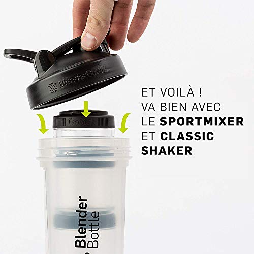BlenderBottle GoStak 100cc 3Pak - Black Color Black Style: 100cc 3-Pak, Model: C00315 - color: Black, size: 100cc (Pack of 3)