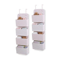 Delta Children GAP babyGap 2-Pack Over the Door Storage Organizer with 4 Pockets, Pink - color: Pink
