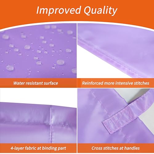 Polecasa Extra Heavy-Duty Laundry Bag 28x36”- Machine Washable Large Storage Bag with Reinforced Handles & Drawstring Closure & ID Tag for College Dorm Travel - Purple - color: Purple, size: 28" x 36" | 1 Pack
