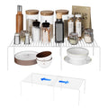 Expandable Storage Shelf, Pantry Organizers and Storage, Adjustable Rustproof Metal Wire Spice Rack, Space Saver Kitchen Storage Shelves for Pan, Pot, Countertop, Drawer, Fridge, Set of 2, White - size: 2Pack-White-13.5-23 x 10 inch