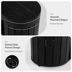 Tribesigns 47.2" Wooden Entryway Bench with 2-Tier Shoe Storage, Farmhouse Dining Bench with Adjustable Foot Pads, End of Bed Stool for Bedroom, Hallway, Living Room, Dining Room, Black - color: Black
