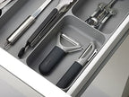 Joseph Joseph DrawerStore Compact Utensil Organizer For Kitchen Drawer Silverware, Flatware Tray, Large, Grey - size: Large, style: Flatware & Utensils Organizer