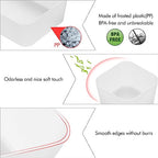 Poeland 20 Pcs Drawer Organizer Tray Storage Box for Bedroom Dresser Bathroom Kitchen, Frosted - size: 20pcs