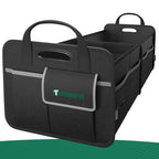 2-Compartment Trunk Organizer & Multi-Compartment Storage Box 600D Waterproof Oxford, with Reflective Strips and 8 Side Mesh Pockets for SUV, Sedan, Minivan- Heavy-Duty Car Organiser(65L) - size: 65l (Organizer Only)