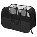 Collapsible Laundry Baskets with 3 Compartment, 150L Tear-proof Pop Up Hamper, Foldable Laundry Basket with Tote Handles, Dirty Clothes Hamper for Laundry, Bedroom, Bathroom, Dorm Black - style: 3 Compartments- Black
