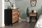 COZAYH Fully-Assembled Modern Farmhouse Clean-Lined Nightstand, End Table with 1 Drawer, Black - color: Black, style: 1 Drawer/1 pack