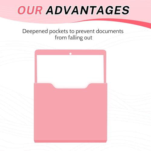 Fuutreo 6 Pcs Magnetic Wall File Organizer Magnetic Wall File Holder Refrigerator Magazine Holder for Mail Letters Paper(Aesthetic Color,Vertical-large) - color: Aesthetic Color, size: Vertical-Large