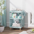 SYKIARIOL Kids Nightstand,Kids Bedside Table,Teen Girls Night Stand,Toddler Night Stand,End Table for Girls Room Storage,Mint Green Nightstand - color: Classic Mint Green