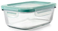 OXO Good Grips 3.5 Cup Smart Seal Airtight Glass Rectangle Food Storage Container - size: 3.5 Cup, style: Glass