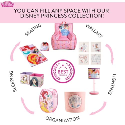 Disney Princess Collapsible Storage Cubes, Set of 2, 10"x10" - color: Princess / Multicolor