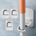 3 Pack，Broom and Mop Holder Wall Mount No Drill，Mop and Broom Gripper，Broom Handle Hanger，Household Cleaning Organizer, Holds up to 6 lb