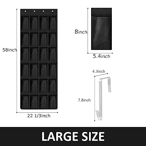 Tumbler Organizer,Water Bottle Organizer 24 Holders Over The Door Water Bottle Storage Rack Stanley Cup Organizer Various Sizes Cup Organizer For Kitchen Cabinet Pantry Closet Bedroom Bathroom