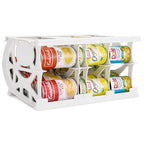 Shelf Reliance Cansolidator Pantry - 1-Pack Can Organizer for Pantry, Stackable Soda Can Storage for Kitchen, Holds 40 Cans of Food or Soda - size: 1 Pack, style: 40 Soup Can