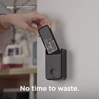 elago Universal Remote Holder Mount Compatible with Apple TV Remote and All Other Remote Controls - Adhesive Tape or Screw Mounting Options, Available Wired Charging [Medium] [Black] - color: Black, size: Medium