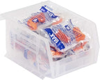 Akro-Mils 30210 AkroBins Plastic Storage Bins, Space-Saving Stackable Bins for Garage, Pantry, Craft Organization, 5" x 4" x 3", Clear, 24-Pack - color: Clear
