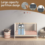 Hanging Diaper Caddy,Baby Diaper Organizer for Changing Table,Baby Crib Hanging Classified Storage Bag Organizer for Changing Table,Crib,Playard or Wall & Nursery Organization, Crib Accessories (# A) - style: # A