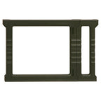Officemate Plastic Hanging File Folder Frame, 18 Inch, Letter and Legal Size.(91961) (Pack of 4) - size: 18 Inch (Pack of 4)