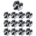 3-H Mop Holder 12 Pack,Brush Holder,Broom Holder Wall Mounted for Kitchen Bathroom Laundry Room Shed Garage Garden(Black) - color: Black, size: 12