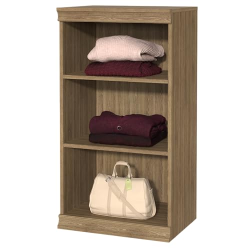 ClosetMaid Modular Storage Stackable 3-Shelf Unit, Sand - color: Sand