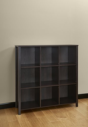 ClosetMaid BR & Name Internal 16058 Premium Adjustable 9-Cube Organizer, Black Walnut - color: Black Walnut, size: 9-Cube
