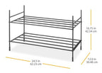 Whitmor Modular 2-Tier Stacker Shelf - size: 2-TIER