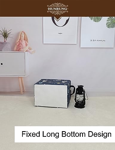 HUNRUNG Rectangle Storage Basket Cute Canvas Organizer Bin for Pet/Children Toys, Books, Clothes Perfect for Rooms/Playroom(Rec-Blue Space Astronaut) - color: Rec-Blue Space Astronaut