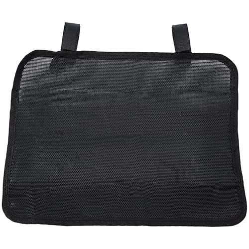 GORGECRAFT 41 * 30cm Beach Chair Hanging Bag Armrest Chair Side Organizer Cloth Bedside Caddy Organizers Black Bed Buk Storage Bag Wheelchair Hanging Side Pocket Bag for Magazines Books Water Bottle - color: Black