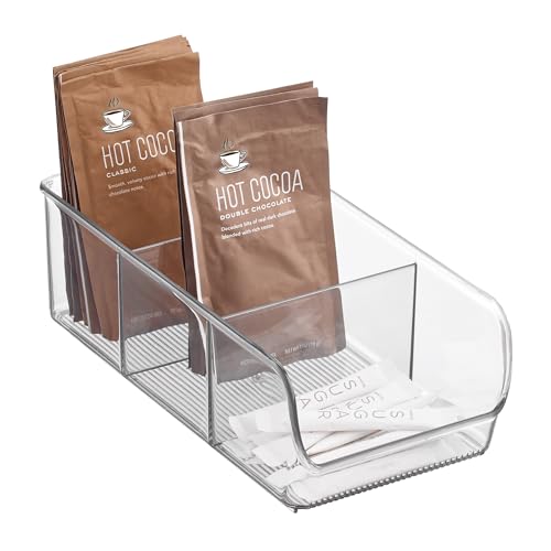 InterDesign Linus Kitchen, Pantry, Refrigerator, Freezer Storage Container, Clear - style: Pack of 1