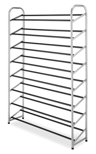Whitmor 8 Tier Shoe Tower - 40 Pair - with Non-Slip Racks - size: 8-Tier