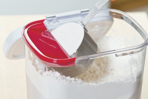 PrepSolutions Flour Keeper – Airtight Storage Container for Flour, Sugar & Dry Goods, 5 lb Capacity, BPA-Free, Easy Pour Design - size: 3.8 qt