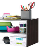 Whitmor Wood Stackable 2-Shelf Shoe Rack, 24 INCH, Espresso，2 Pack - color: Espresso, size: 24 INCH X2