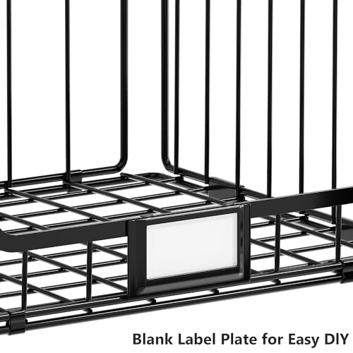 3-Pack Laundry Basket, Wire shelves for Laundry Room Space Saving-Metal Laundry Basket Holder,14.5"D x 10.5"W,Black - color: Black, size: 3Tier-14.5"D x 10.5"W