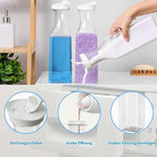 Detergent Storage, 1.5 L Large Capacity Detergent Powder Storage Box, Detergent Box, Detergent Container, 3 pcs,For Detergent, On Fabric Softener Storage