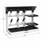 Dr. Brown's Baby Bottle Drying Tower, Stand-Up Countertop Drying Rack with Organized Storage for Baby Essentials, Space Saving Vertical Rack, Black/White - color: Black/White