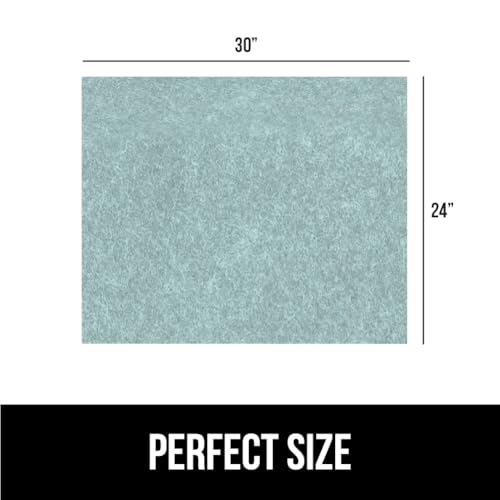 GORILLA GRIP LeakGuard Non-Adhesive Under Sink Mat for Kitchen Cabinet, Waterproof Quick Dry Shelf Liner, Durable Absorbent Felt Mats for Bathroom Sinks, Cabinets, Dresser, Easy Trim, 24x30 Spa Blue - color: Spa Blue, size: 24"W x 30"L
