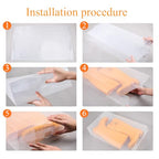 Shihanee 12 Pcs Boot Box Clear Plastic Stackable Shoe Storage Organizer Foldable Heavy Duty Shoe Containers for Closet Small Spaces Dorm Bedroom Apartments (13.4 x 8.3 x 5.1 Inches) - size: 13.4 X 8.3 X 5.1 Inches