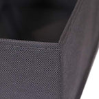 DIOMMELL 4 Pack Foldable Cloth Storage Box Closet Dresser Drawer Organizer Fabric Baskets Bins Containers Divider for Clothes Underwear Socks Lingerie Clothing, Dark Grey 40-0000 - color: Dark Grey