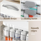 ARSTPEOE 4-Tier Medicine Organizer - Portable Medicine Cabinet with Plastic Handle, Multipurpose Medical Box, Empty First Aid Kit for Home - size: Extra Large 4 Tier
