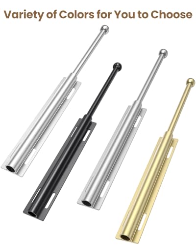 Supforce Valet Rod for Closet Pull Out, Retractable Slide Out Valet Rod Closet Organization, 12" Aluminum Valet Clothing Hanger Rods Perfect for Suits, Freshly Pressed Clothes, Matte Silver - color: Matte Silver, size: 12IN