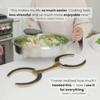 Trivae Pot Lid Holder – 4-in-1 Pot Lid Holder While Cooking, Pan Lid Holder, Trivet & Cake Stand – Versatile Kitchen Tool for Hot Pots, Serving & Display – Space-Saving, Heat-Resistant Stand - color: Golden Goddess