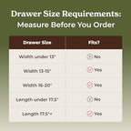 SMIRLY Silverware Drawer Organizer – Bamboo Kitchen Drawer Organizer, Adjustable Utensil Holder and Cutlery Tray, Drawer Dividers for Flatware and Kitchen Utensils | Adjustable, Drawer Dividers, Flatware, Kitchen Utensils - size: 8 Slot