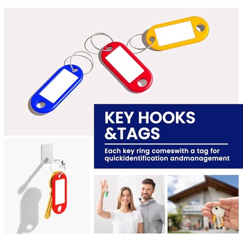 Quctak 32 Position Key Organizer with Combination Lock, Waterproof Fireproof Key Storage Case, Key Holder Box for Rental Management Real Estate Sales Hotel Executives