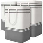 3 Pack Large Laundry Baskets, Laundry Hampers, Freestanding Waterproof Collapsible Clothes Bag with Extended & Reinforced Handles - Clothes Basket for Dorm, Bathroom, Home (75L) - size: 3 x 75L
