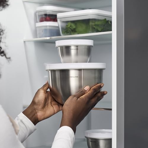 ZWILLING Fresh & Save BOWLS 3-pc Stainless Steel Vacuum Bowl Set - size: 3-pc