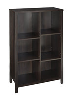 ClosetMaid 16055 Premium Adjustable 6-Cube Organizer, Black Walnut - color: Black Walnut, size: 6-Cube