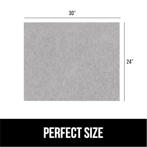 GORILLA GRIP LeakGuard Non-Adhesive Under Sink Mat for Kitchen Cabinet, Waterproof Quick Dry Shelf Liner, Durable Absorbent Felt Mats for Bathroom Sinks, Cabinets, Dresser, Easy Trim, 24x30 Light Gray - color: Light Gray, size: 24"W x 30"L