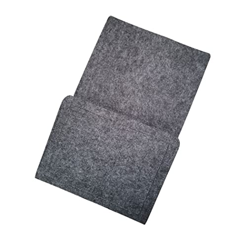 1x Felt Bedside Storage Organizer Anti-Slip Bedside Bag Bed Sofa Side Pouch Hanging Couch Storage Bed Holder Organizer Pockets (Color : C) - color: C